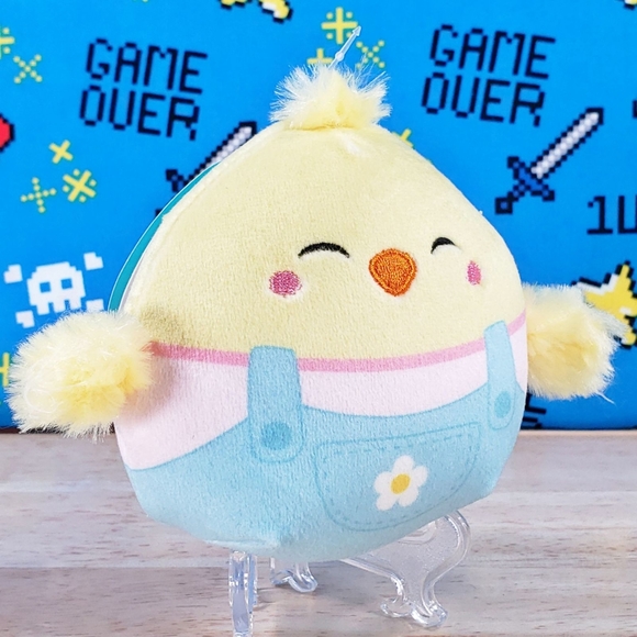 Squishmallow Aimee the Chick 3" Clip UltraSoft Easter Holiday Plush Toy NWT - Picture 2 of 12
